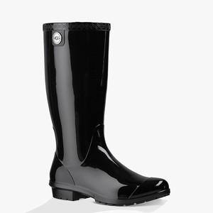 Ugg Shaye Rain Women All-Weather Boots Black (7962VZCAN)